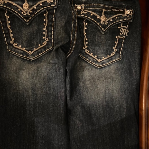Rhinestone Blue Jeans - Picture 4 of 5